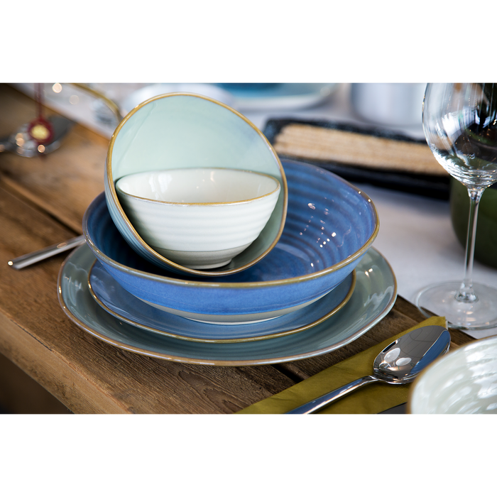 Palmer Schaal Dublin 12.5 cm 40 cl Beige Stoneware 4 stuks