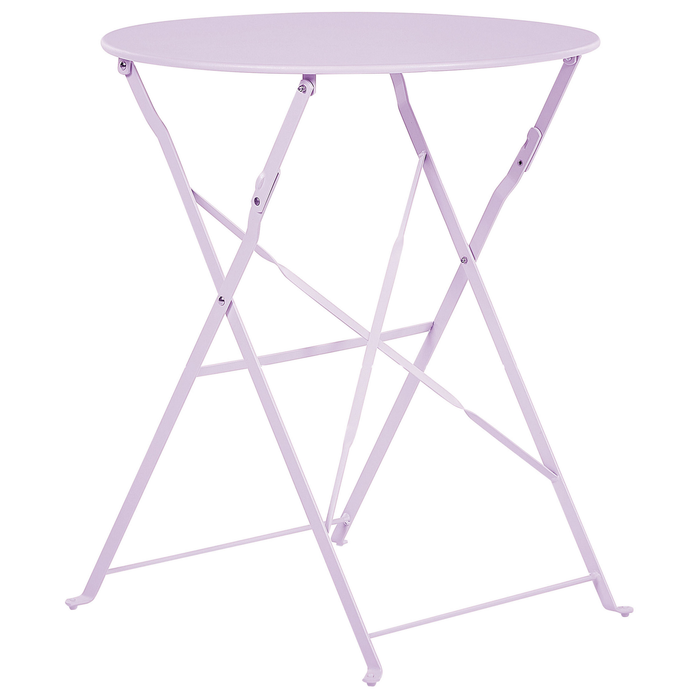 Beliani - FIORI - Bistroset voor 2 - Paars - Staal