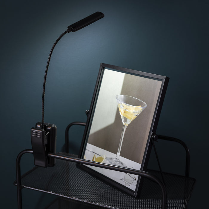 QUVIO Fotolijst staand staal 17,5 x 23 cm (bxh) - Zwart