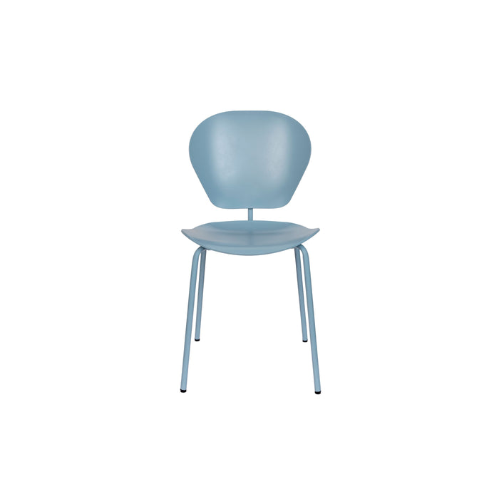 Zuiver The Ocean Chair Eetkamerstoelen Ocean Blue - Set van 2 - Blauw