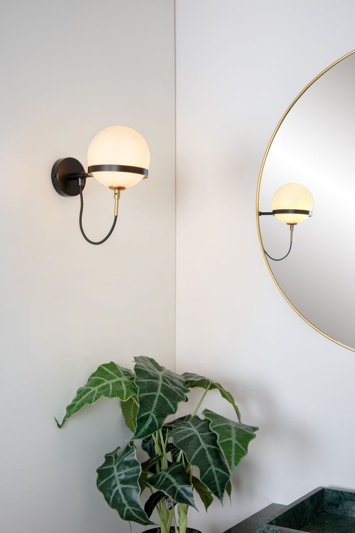 Lucide FELINE Wandlamp 1xG9 - Zwart