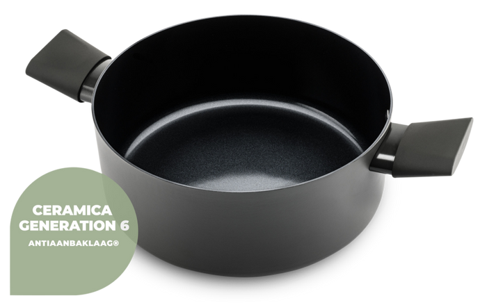 ISENVI Avon keramische braadpan 24 cm - Ergo greep
