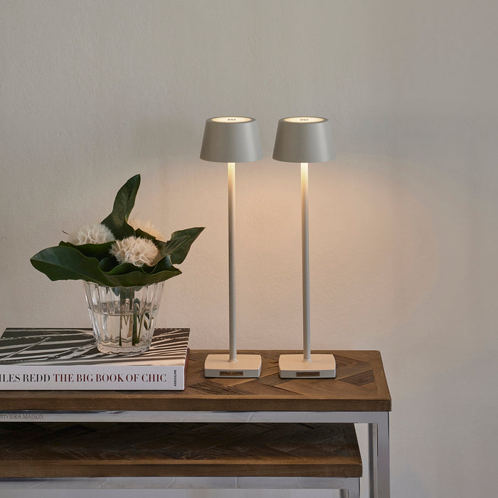 Rivièra Maison - Luminee Lamp, F01 - Flax, A34 - Aluminium, 43 cm Hoogte