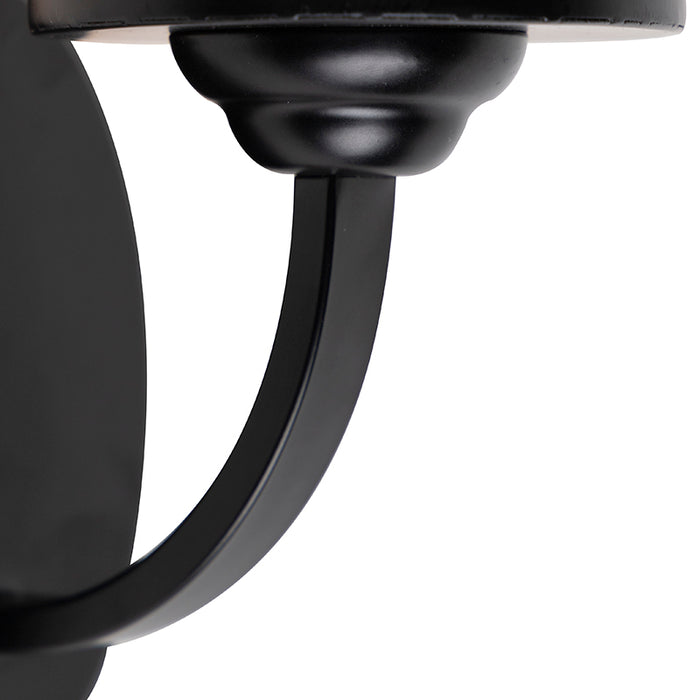 QAZQA Wandlamp gauze wl - Zwart - Industrieel - L 170mm