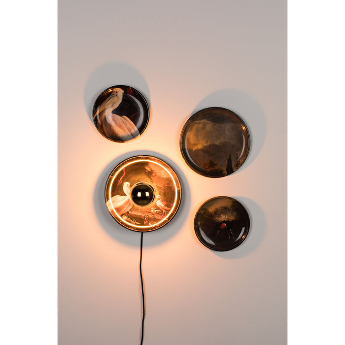 Bold Monkey No Food Here wandlamp (set van 4) birds - Multi colour