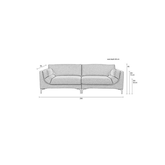 Zuiver Balcony 3-zitsbank Beige