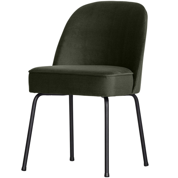 WOOOD Vogue Eetkamerstoelen - Fluweel - Donkergroen - Set van 2