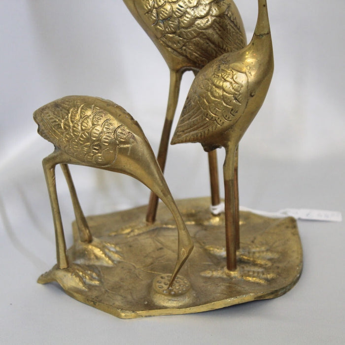 Reliving Vintage Kraanvogels Messing