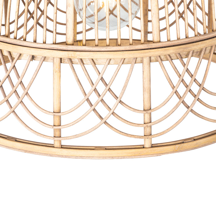 QAZQA Oosterse hanglamp rotan 44 cm - Michelle