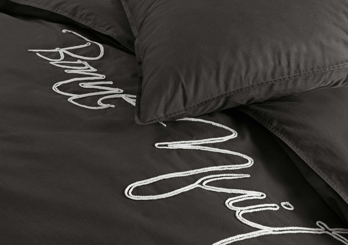Papillon Napier dekbedovertrek 140x200|220 cm antraciet