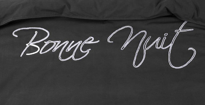 Papillon Napier dekbedovertrek 140x200|220 cm antraciet