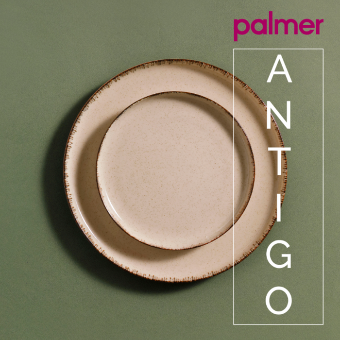 Palmer Bord Antigo 19 cm Crème Porselein 2 stuks