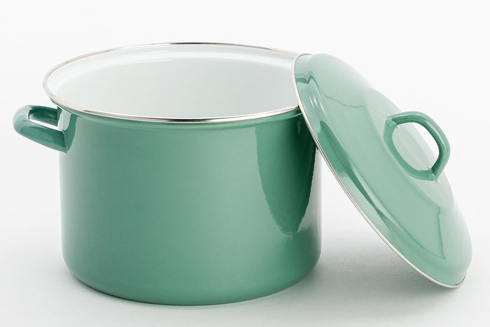 Lite-Body Magus Pannenset 4-delig - Emaille - Olijf Groen -