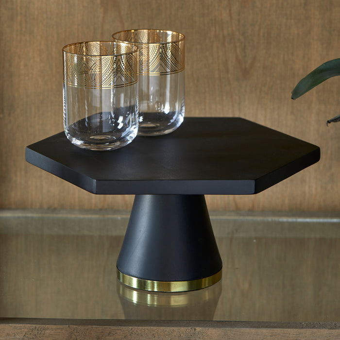 Riviera Maison Taartplateau La Corniche Zwart