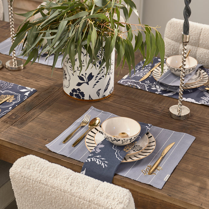 Riviera Maison ontbijtbord met motief - Romance D'Amour - Zwart | Wit