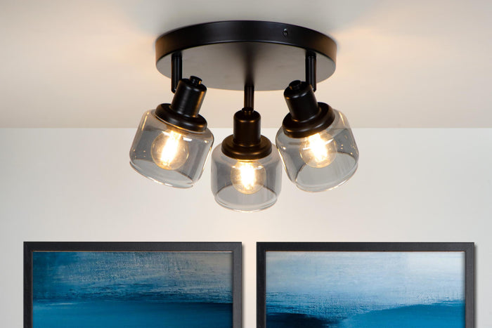 Lucide BJORN Plafondspot - Zwart