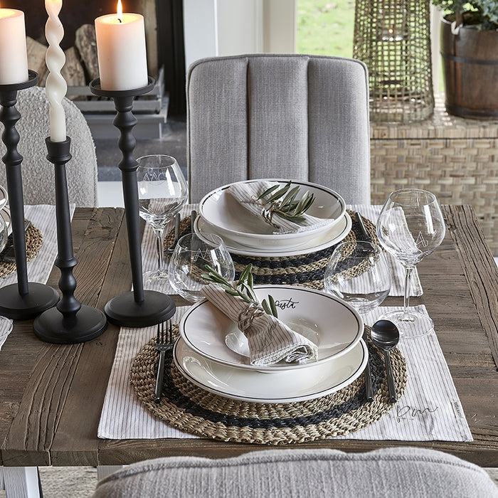 Riviera Maison Waterglazen Set met Tekst 2 Stuks - Glas - 440 ml