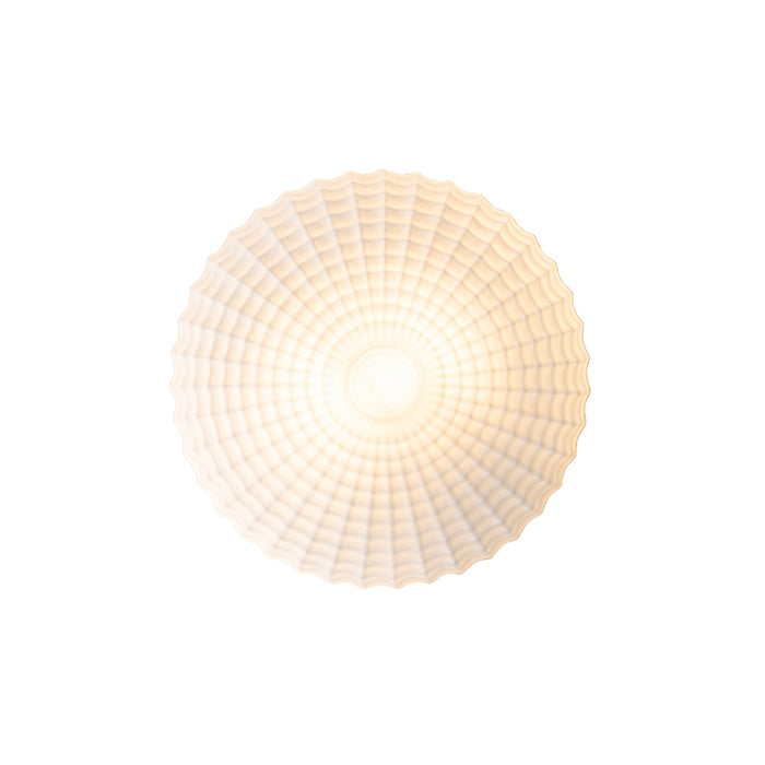 QAZQA Klassieke plafondlamp zwart met opaal glas 35 cm IP44 - Nohmi