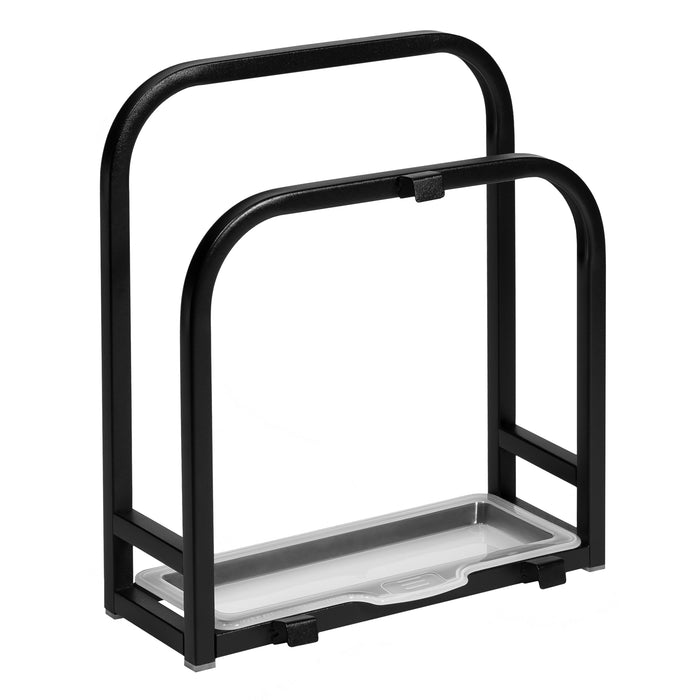 QUVIO Keukenrek deluxe aanrecht - Zwart