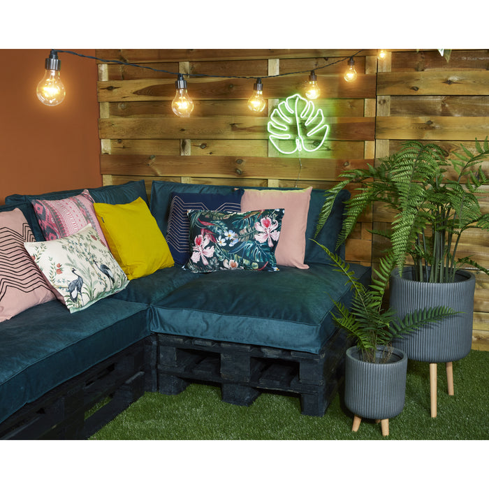 In The Mood Collection Salvador Palletkussens - L120 cm - Blauw