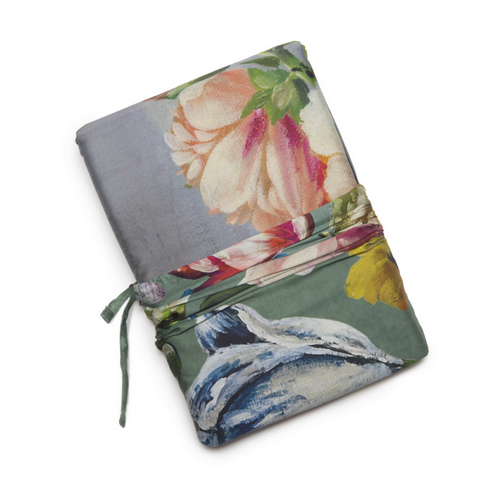 Jet Originals Dekbedovertrek Katoen Satijn Floral Animal - blauw