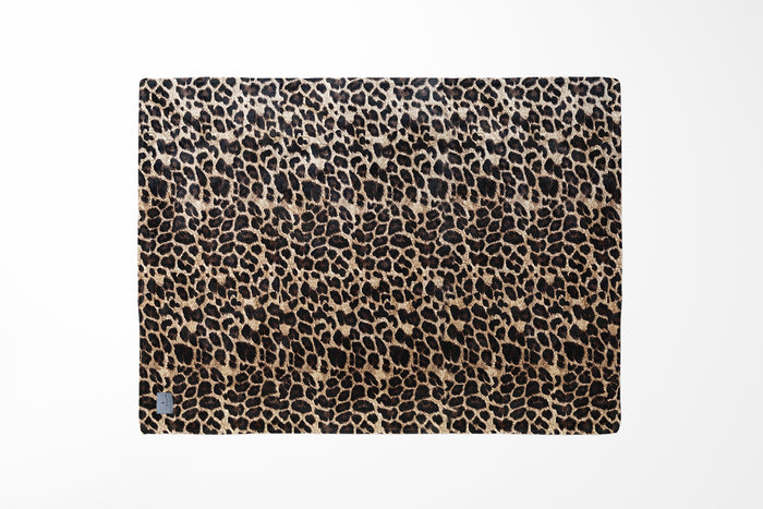 LINNICK Flanel Fleece Deken Leopard - bruin - 140x200cm