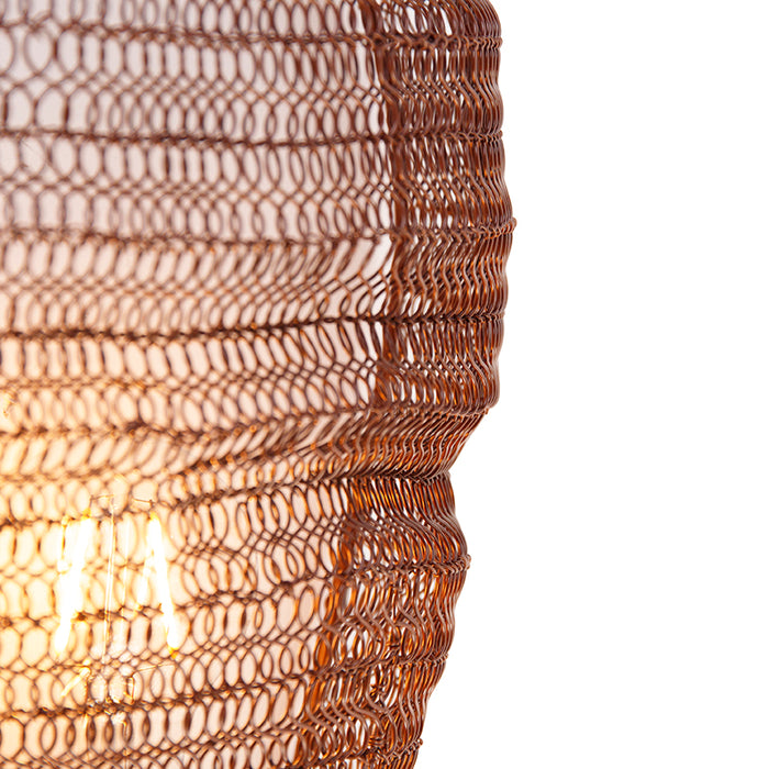 QAZQA Oosterse wandlamp brons 35 cm - Nidum