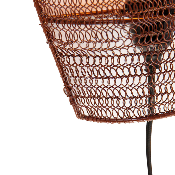 QAZQA Oosterse wandlamp brons 35 cm - Nidum