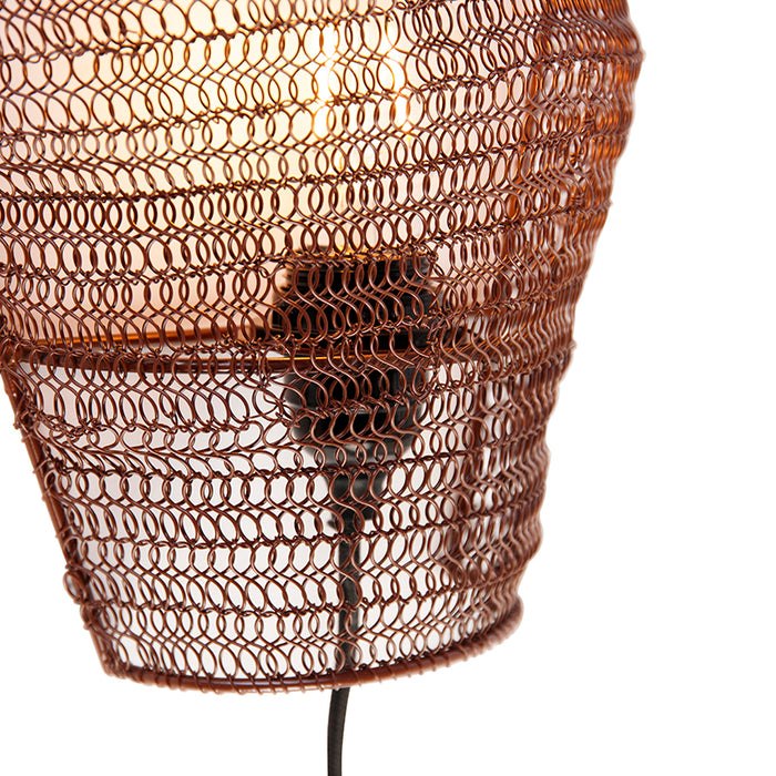 QAZQA Oosterse wandlamp brons 35 cm - Nidum