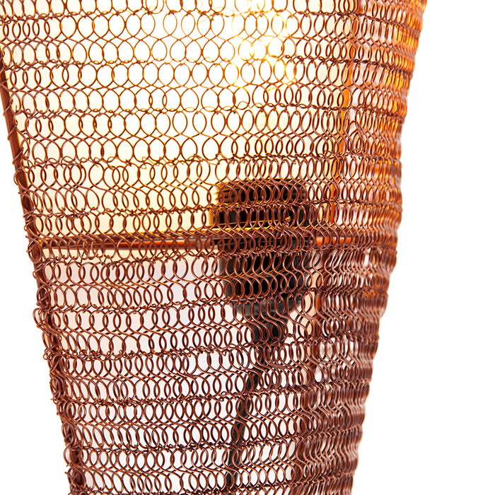 QAZQA Oosterse wandlamp brons 45 cm - Nidum