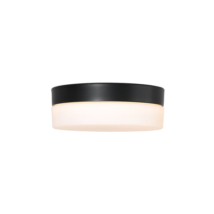 Steinhauer Plafondlamp Ikaro Ø 18 cm IP44 zwart