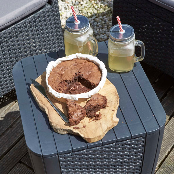 Keter Tuintafel en stoelen Grafiet