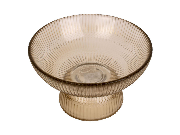 present time - Bowl Posh glass medium sand brown