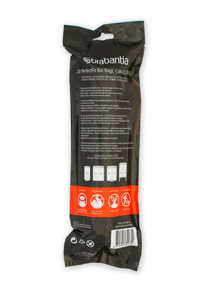 Brabantia Type O PerfectFit Afvalzak 30 Liter - 20 zakken