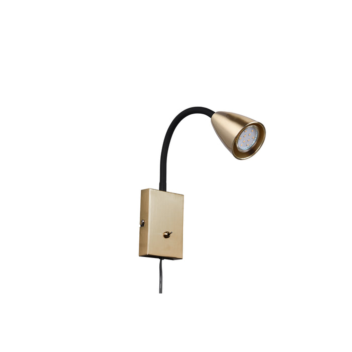 Trio Leuchten Wandlamp Wanda 1X GU10 max 10W Goud