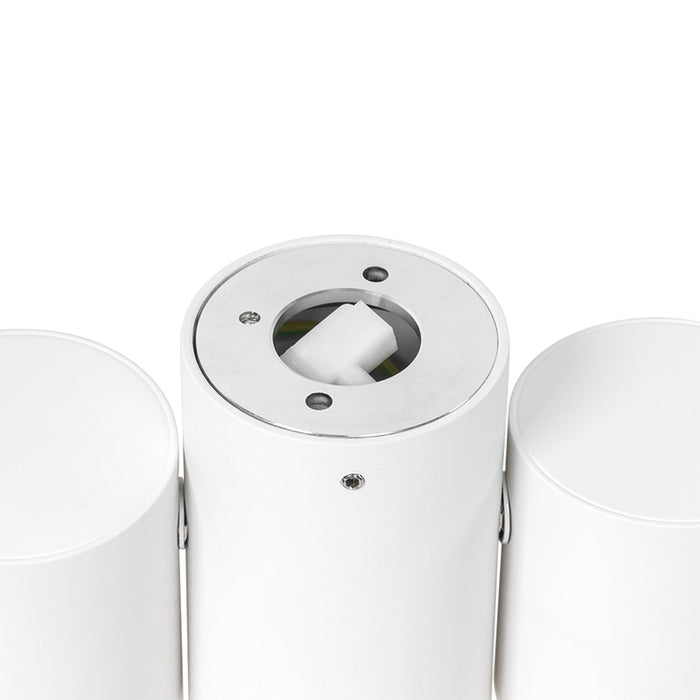 QAZQA Design spot wit 2-lichts verstelbaar - Michael