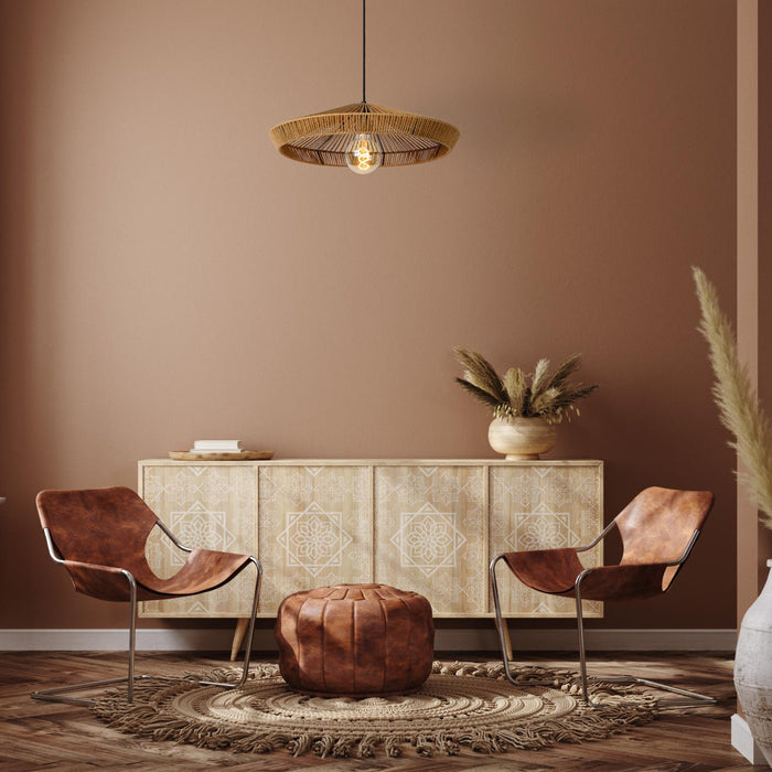 Lucide YUNKAI Hanglamp - Naturel