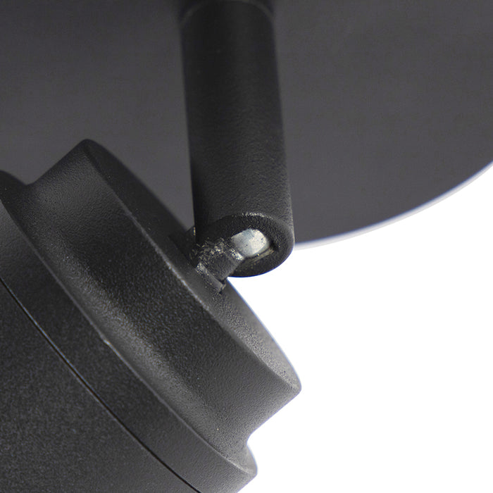 QAZQA Moderne badkamer spot zwart IP44 - Ducha