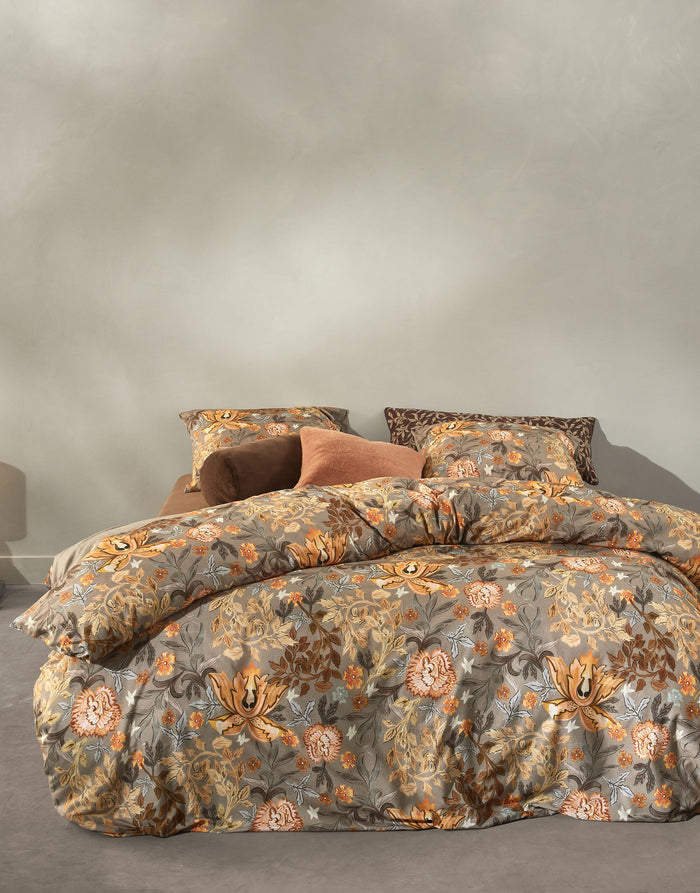 Essenza Veron Dekbedovertrek Winter brown 240 x 220 cm