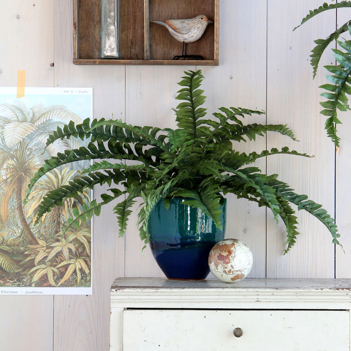 Mica Decorations Boston Varen Kunstplant - H35 x Ø45 cm - Groen