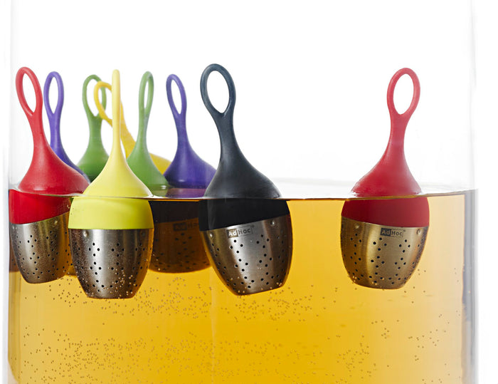 Thee ei Floatea Zwart - AdHoc