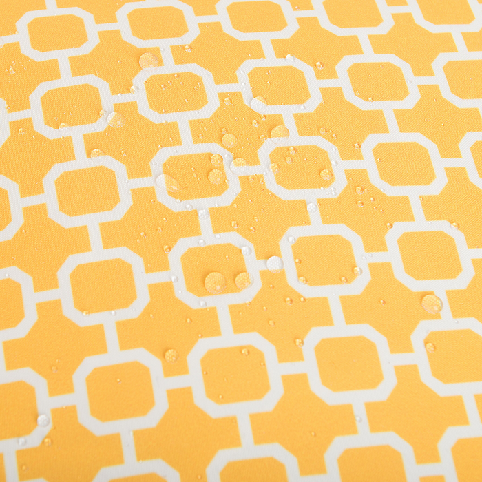 Beliani-ASTAKOS -Tuinkussen set van 2-Geel-40 x 40 cm-Polyester