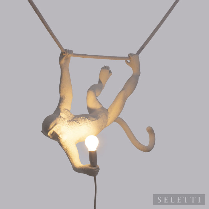 Seletti Monkey Lampresin Aan Touw