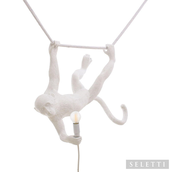 Seletti Monkey Lampresin Aan Touw