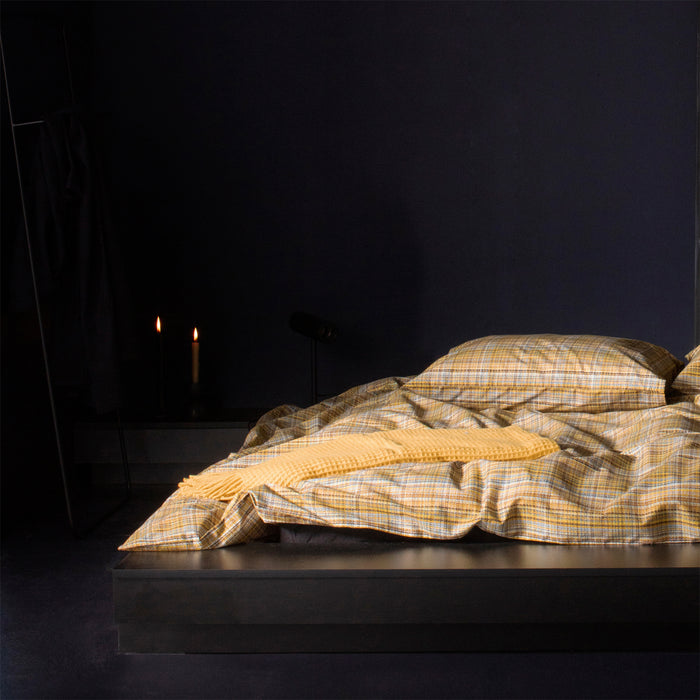 Damai Dekbedovertrek Biologische Katoen Signore - ochre