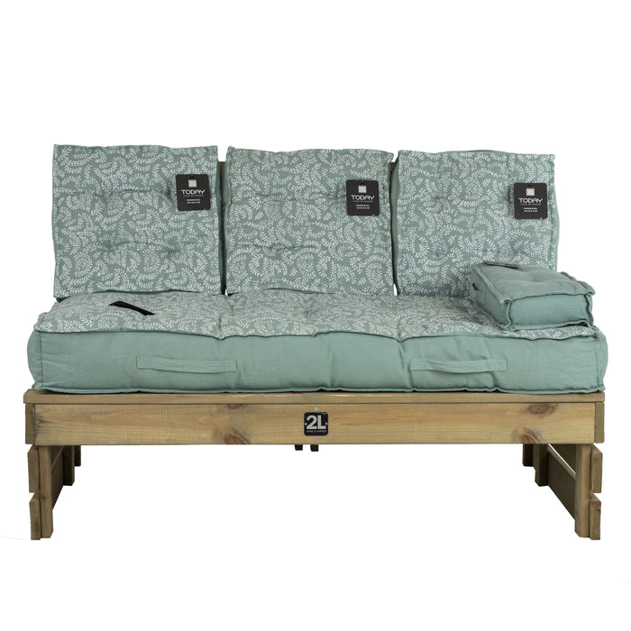 Today Palletkussen Kerala Cactus Groen - 120 x 80cm