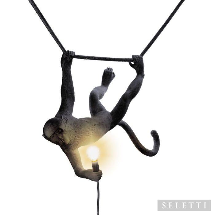 Seletti Monkey Outdoor Lampresin Aan Touw