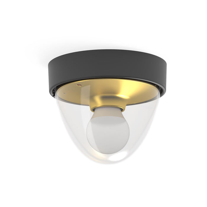 Nowodvorski Buitenlamp Nook Ø 18 cm sensor goud zwart