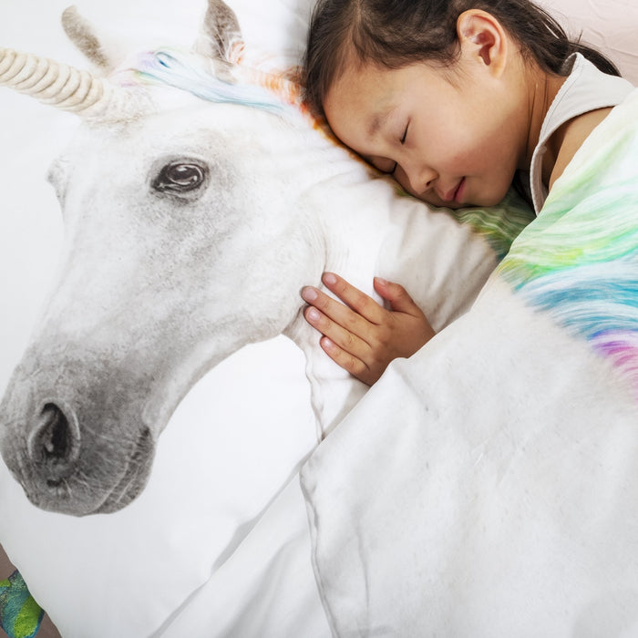 SNURK Unicorn Dekbedovertrek 140 x 220 cm