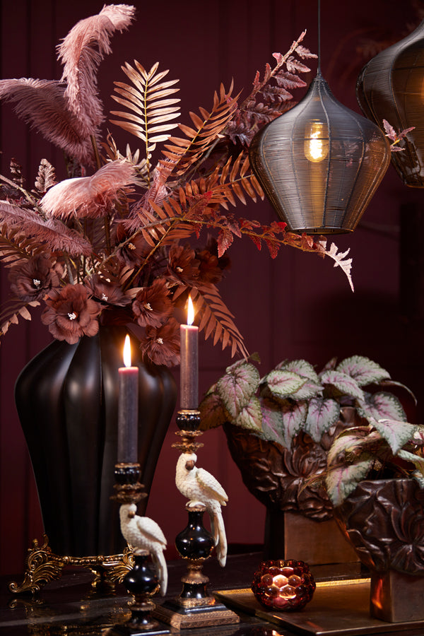 Light & Living Hanglamp Alvaro - Zwart - Ø27x29,5 cm